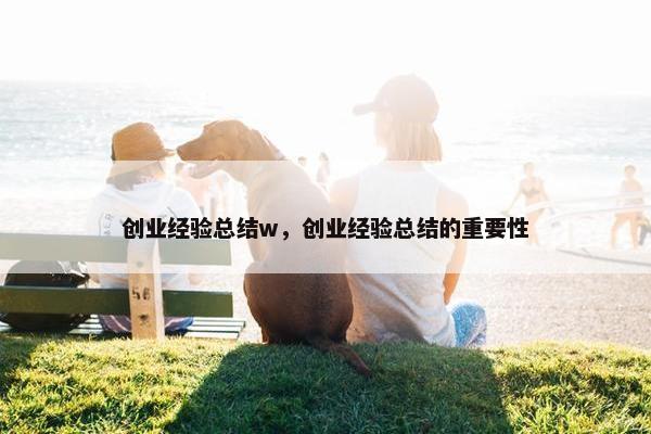 创业经验总结w，创业经验总结的重要性