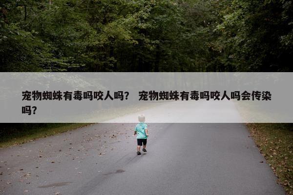 宠物蜘蛛有毒吗咬人吗？ 宠物蜘蛛有毒吗咬人吗会传染吗？